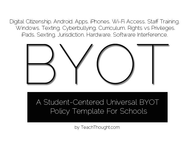 学校以学生为中心的BYOT政策模板