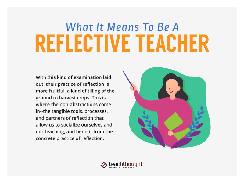 做一个善于反思的老师意味着什么