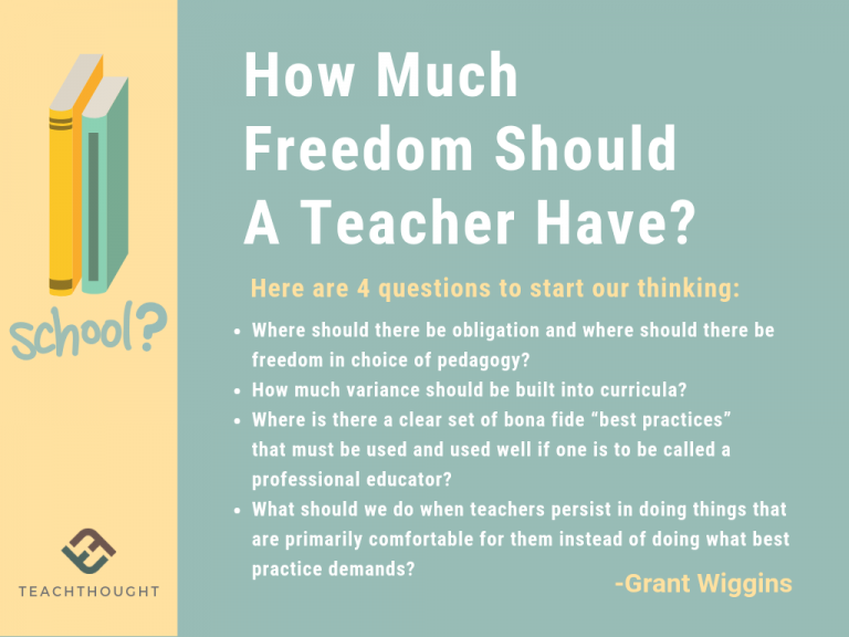 教师应该有多少自由?