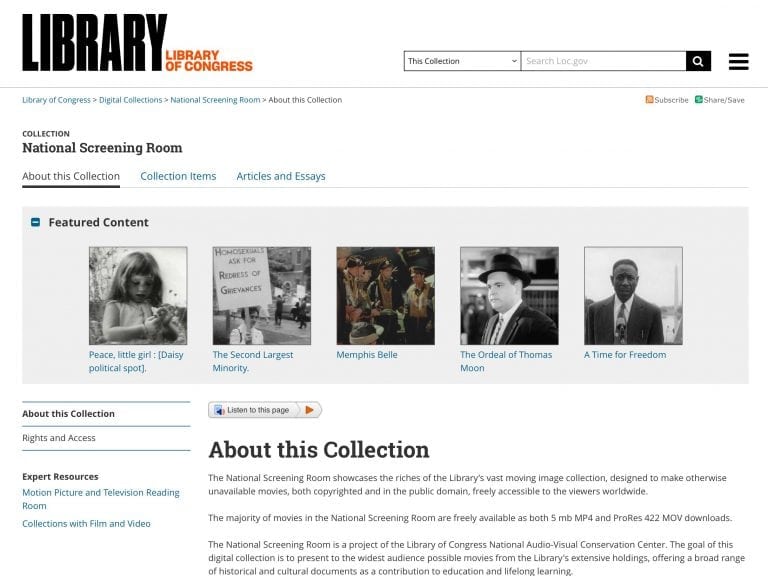 国会图书馆推出资源来流动态图片