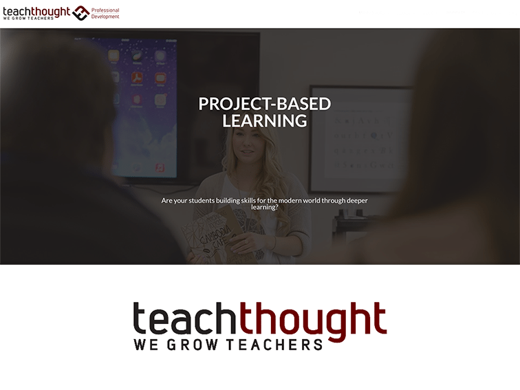 通过TeachThought介绍基于项目的学习工作坊德赢在线