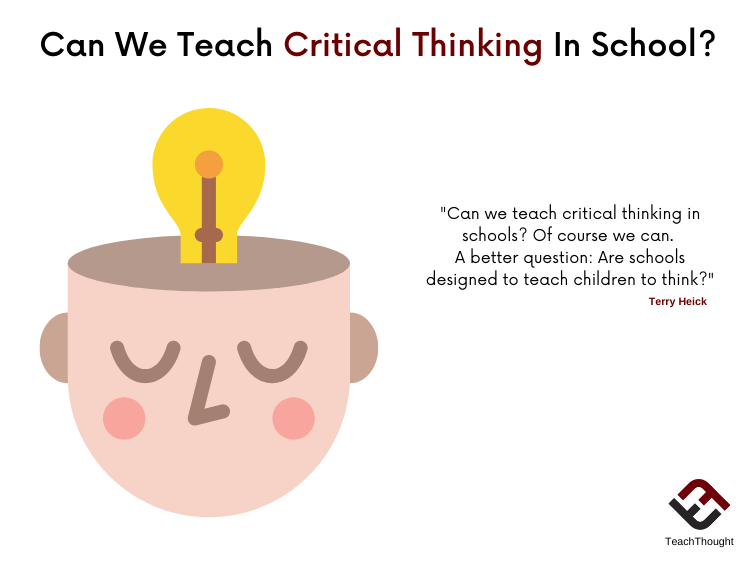 我们可以在学校教授批判性思考吗？